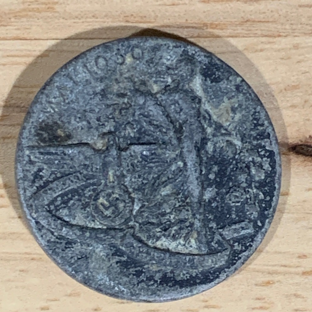 Heinrich Vogt 1939 Tinnie Pin Zinc M9/74 RZM Pforzheim German